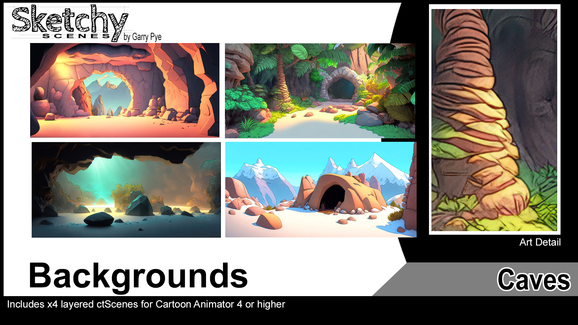Sketchy Scenes - Caves