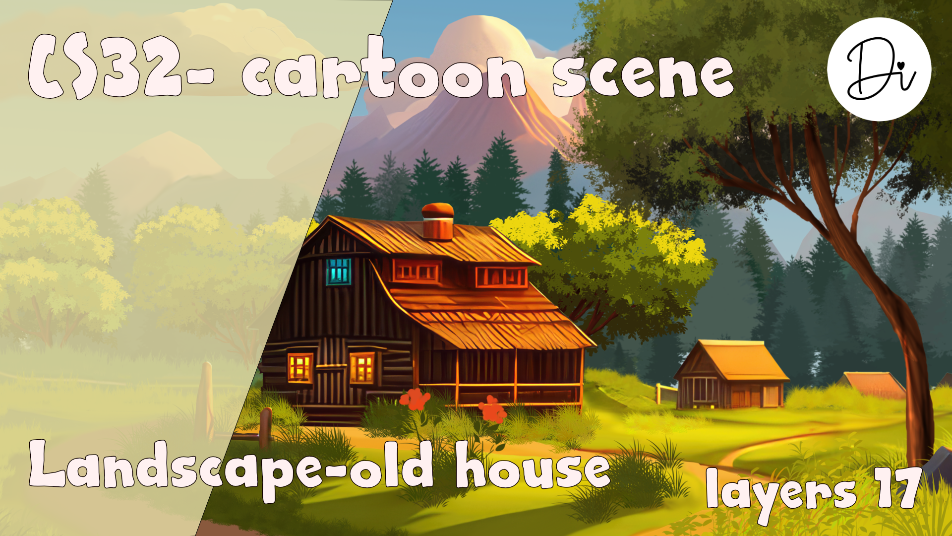 CS32 Landscape- old house