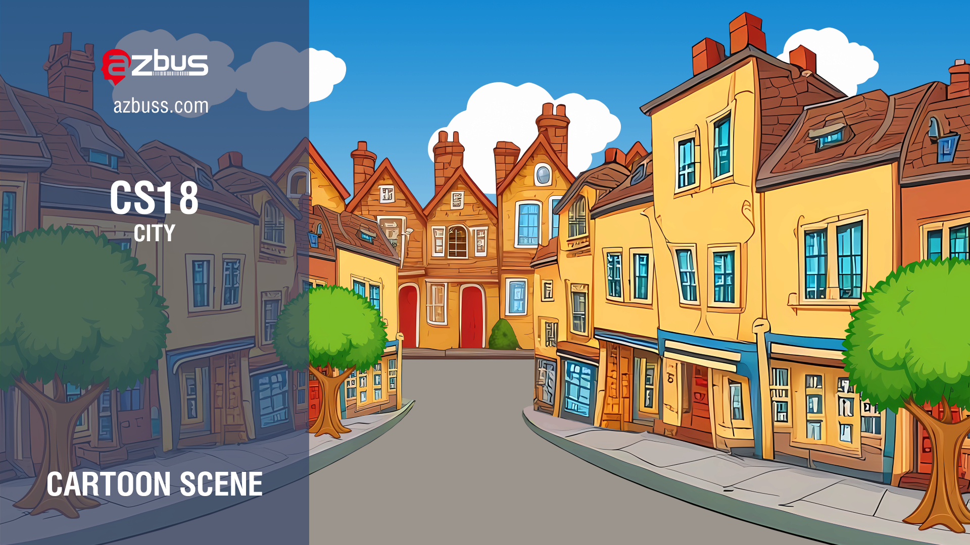 CS18 - city - Cartoon Animator/Scene - Reallusion Content Store