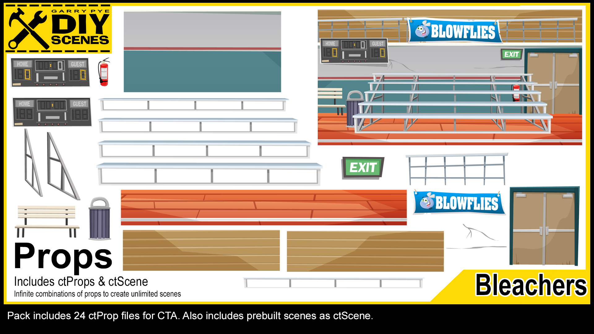 DIY High School Bleachers