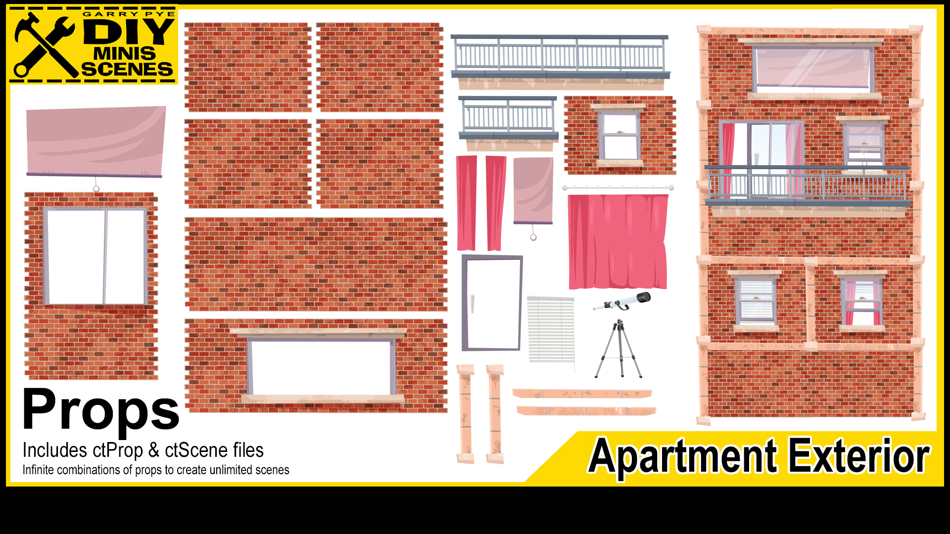 DIY Mini - Apartment Exterior