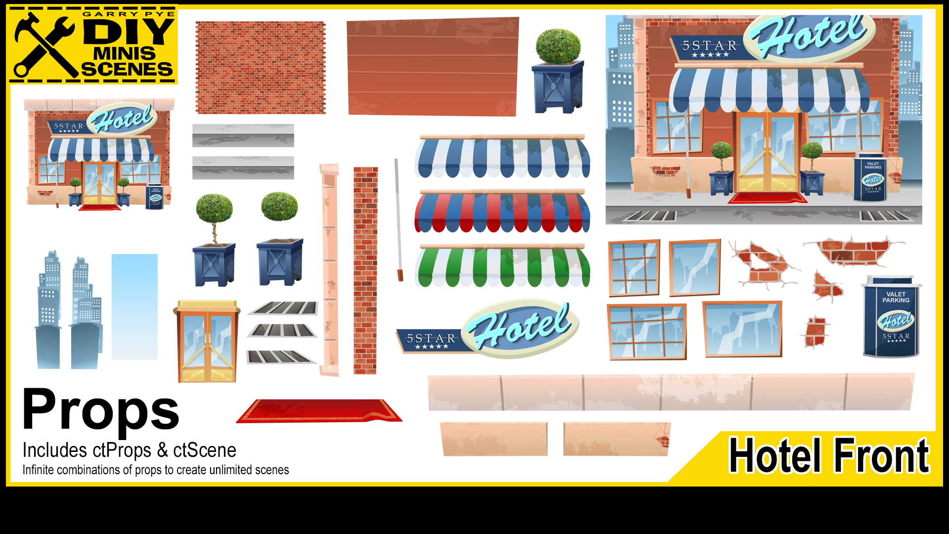 DIY Mini - Hotel Front