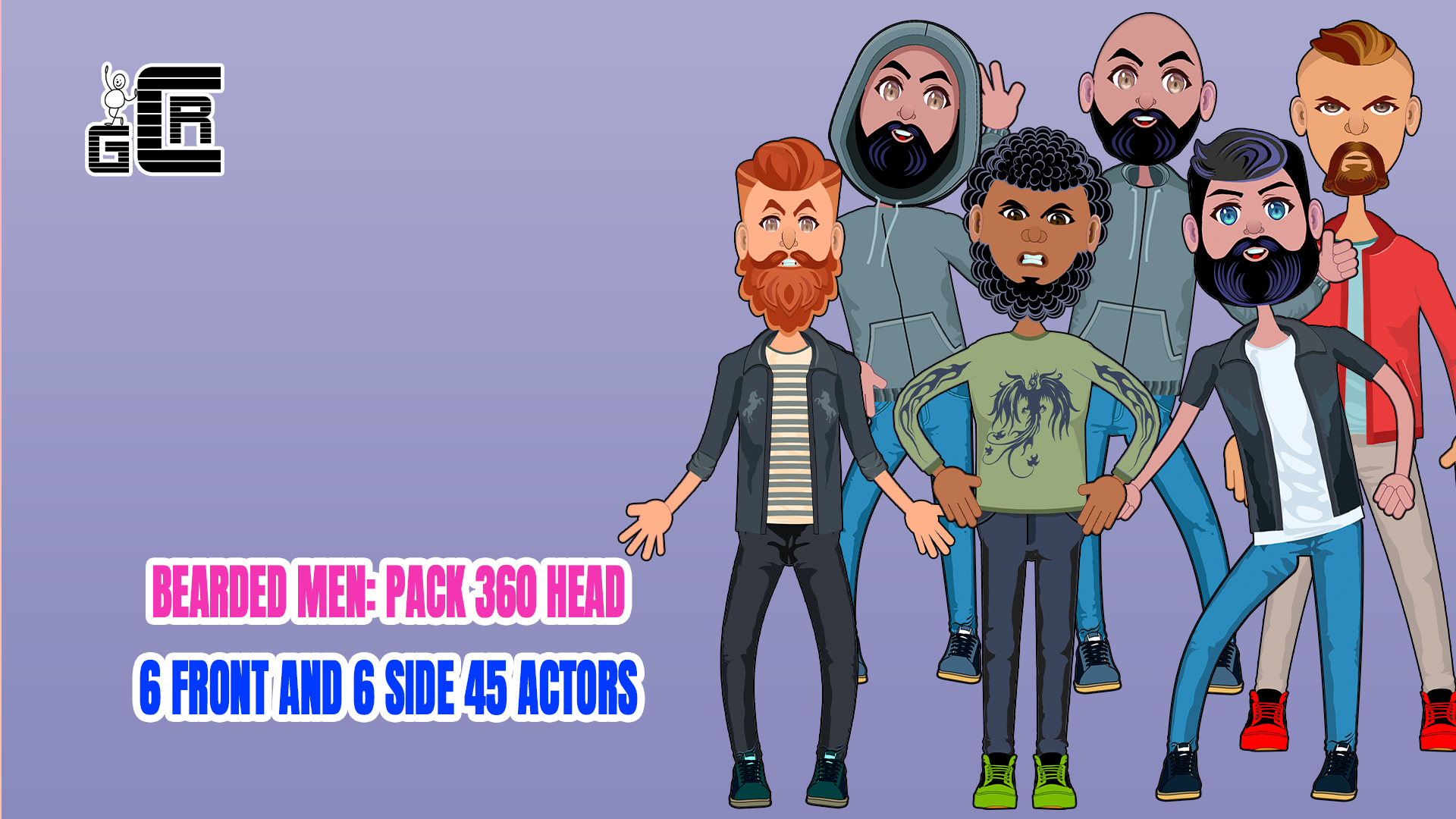 Bearded Men Pack