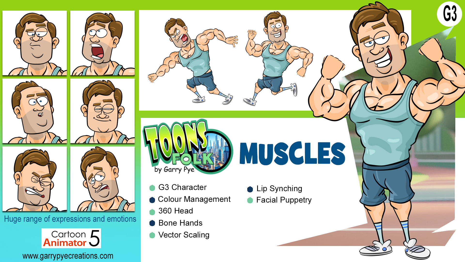 Toons Folk - Muscles
