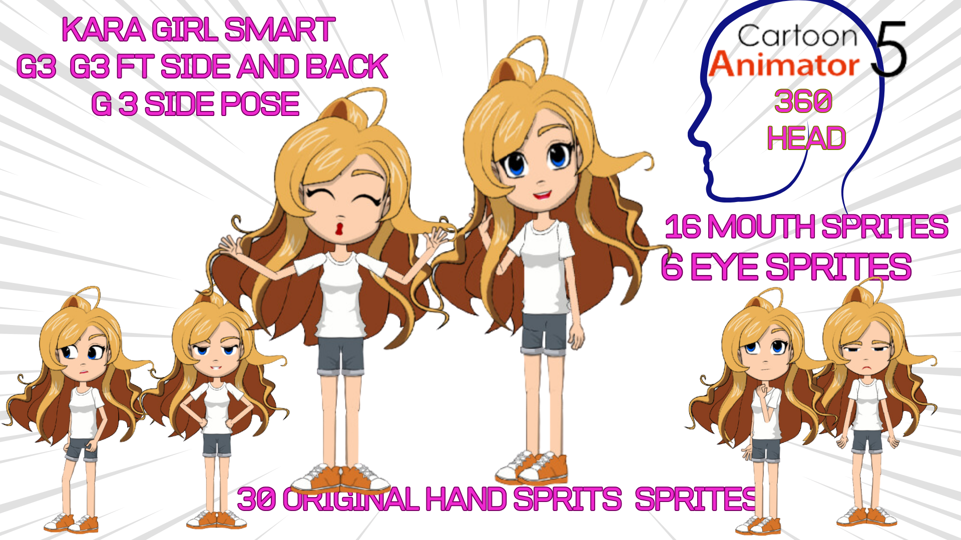 SMARTY HEADS THREE FIGURE PACK!