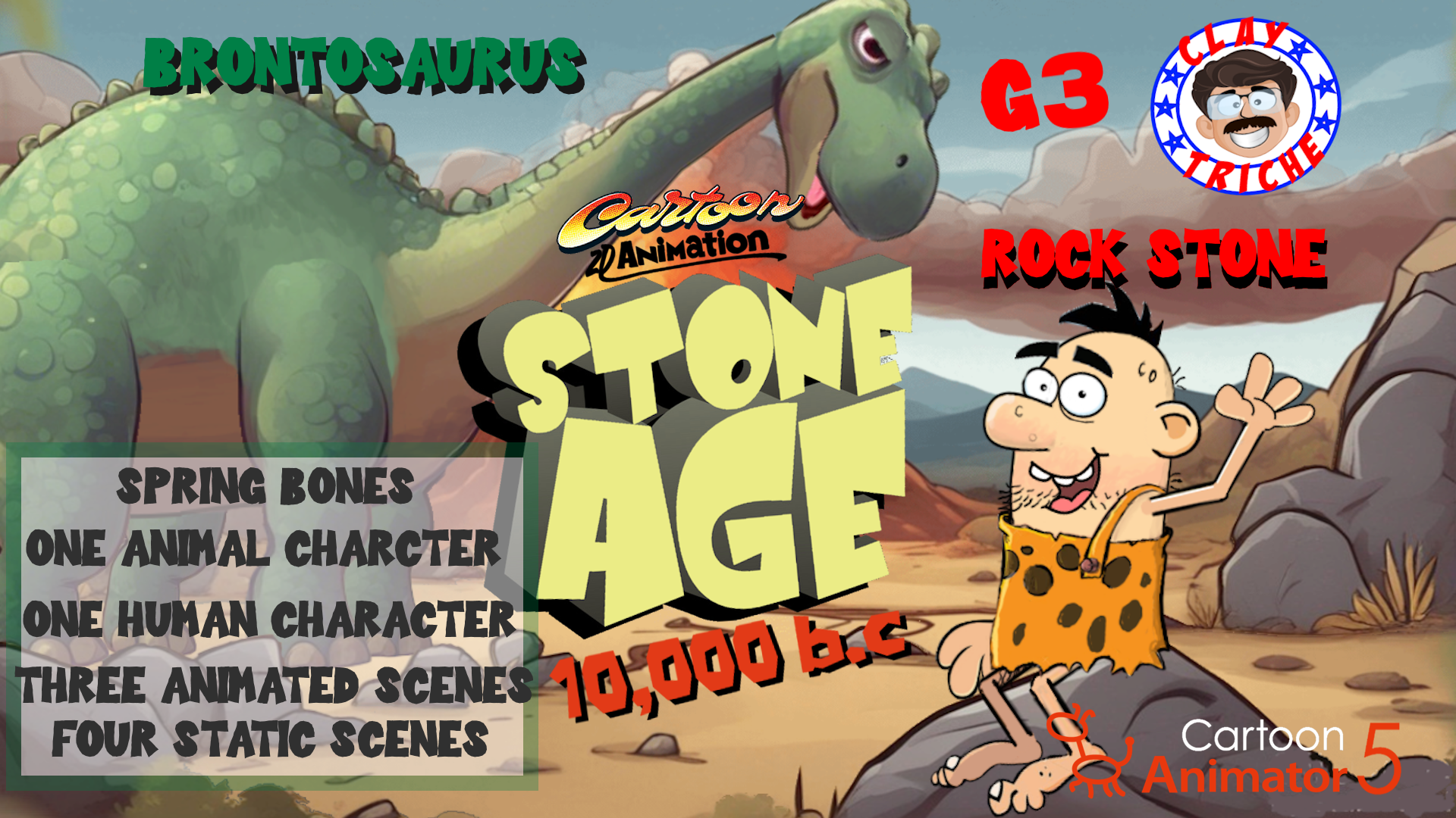 Stone Age (Rock Stone & Brontosaurus)
