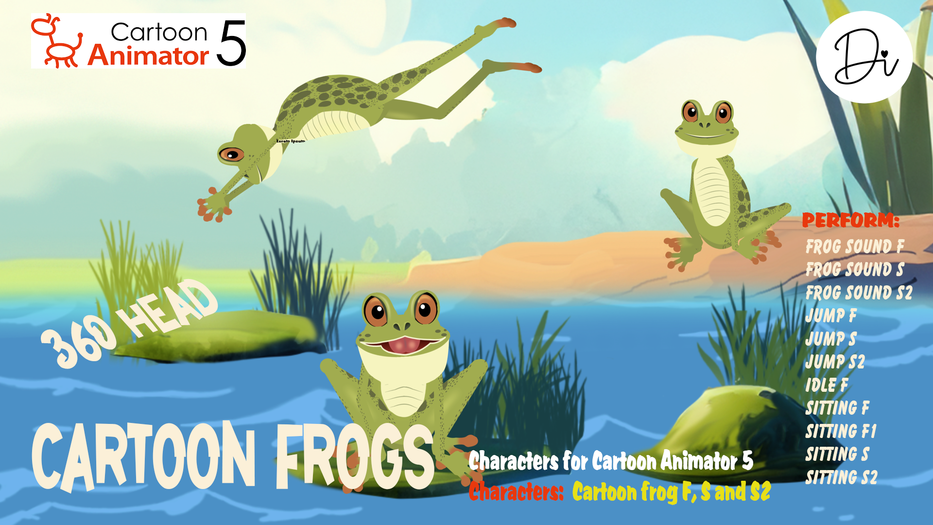 Cartoon Frog