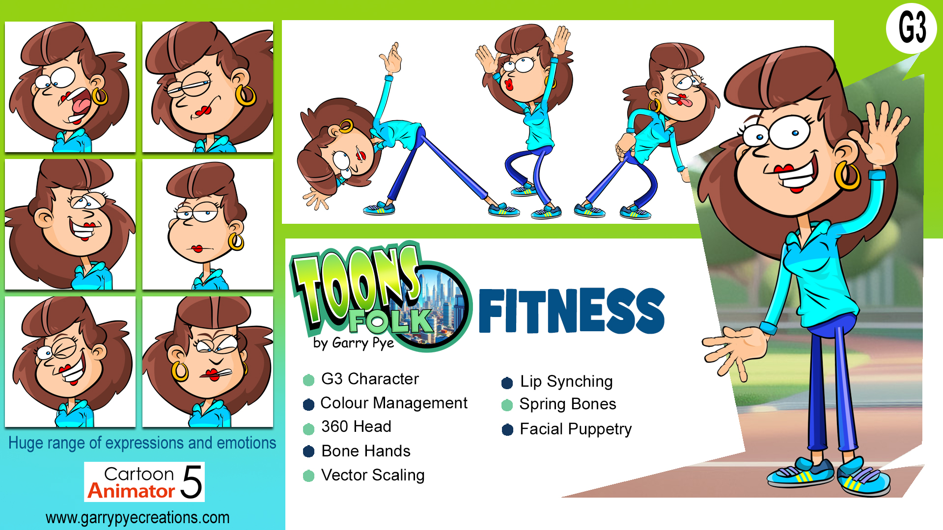 Toons Folk - Fitness