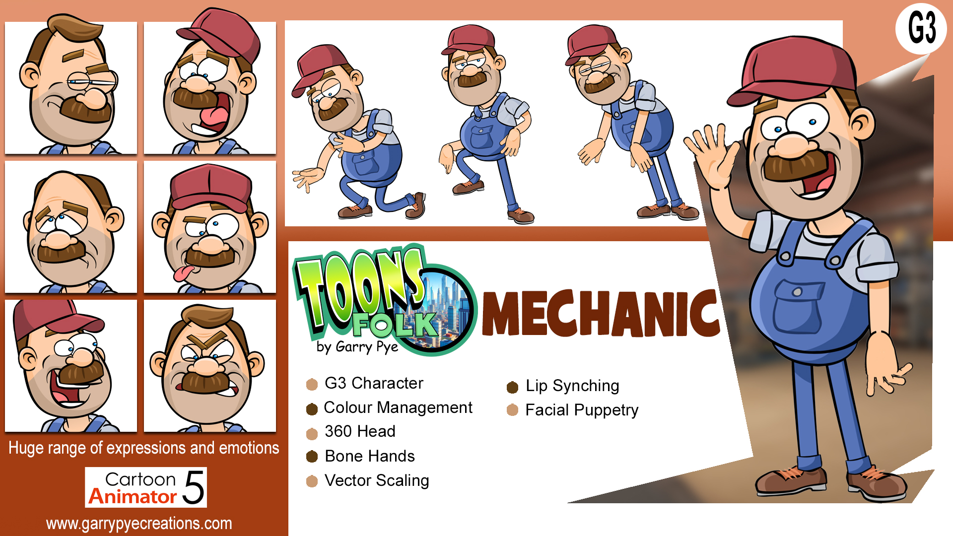 Toons Folk - Mechanic