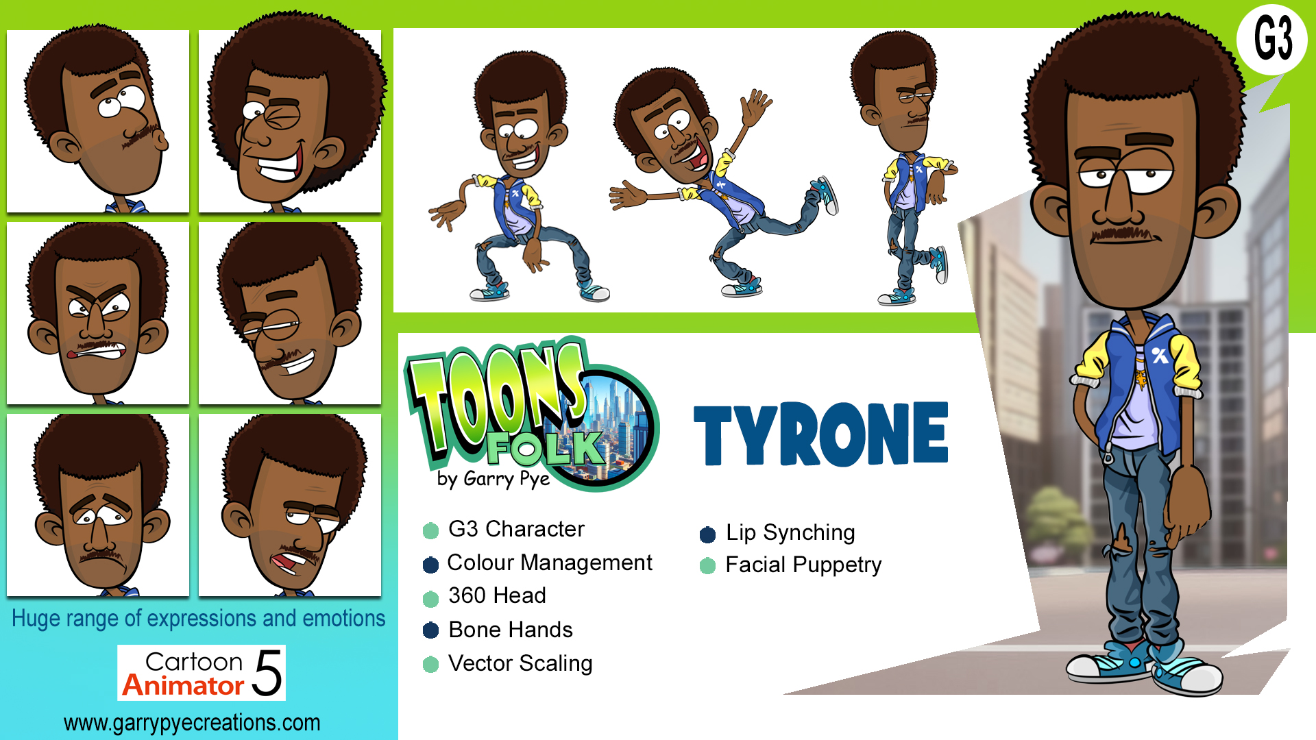 Toons Folk - Tyrone
