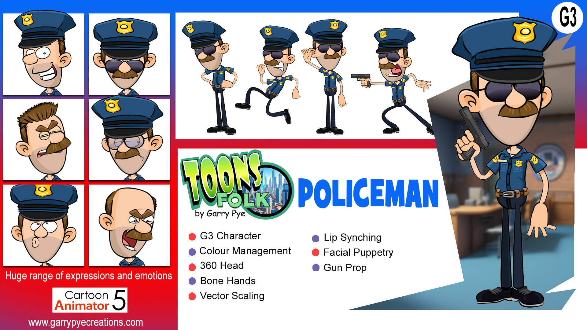 Toons Folk - Police