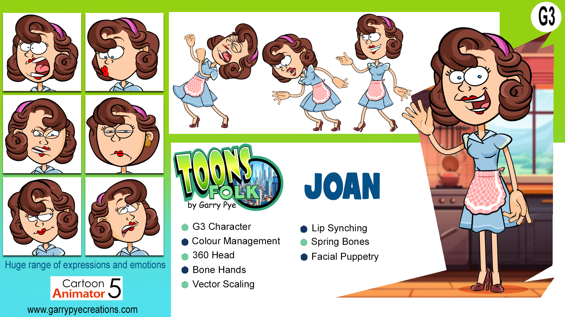 Toons Folk - Joan