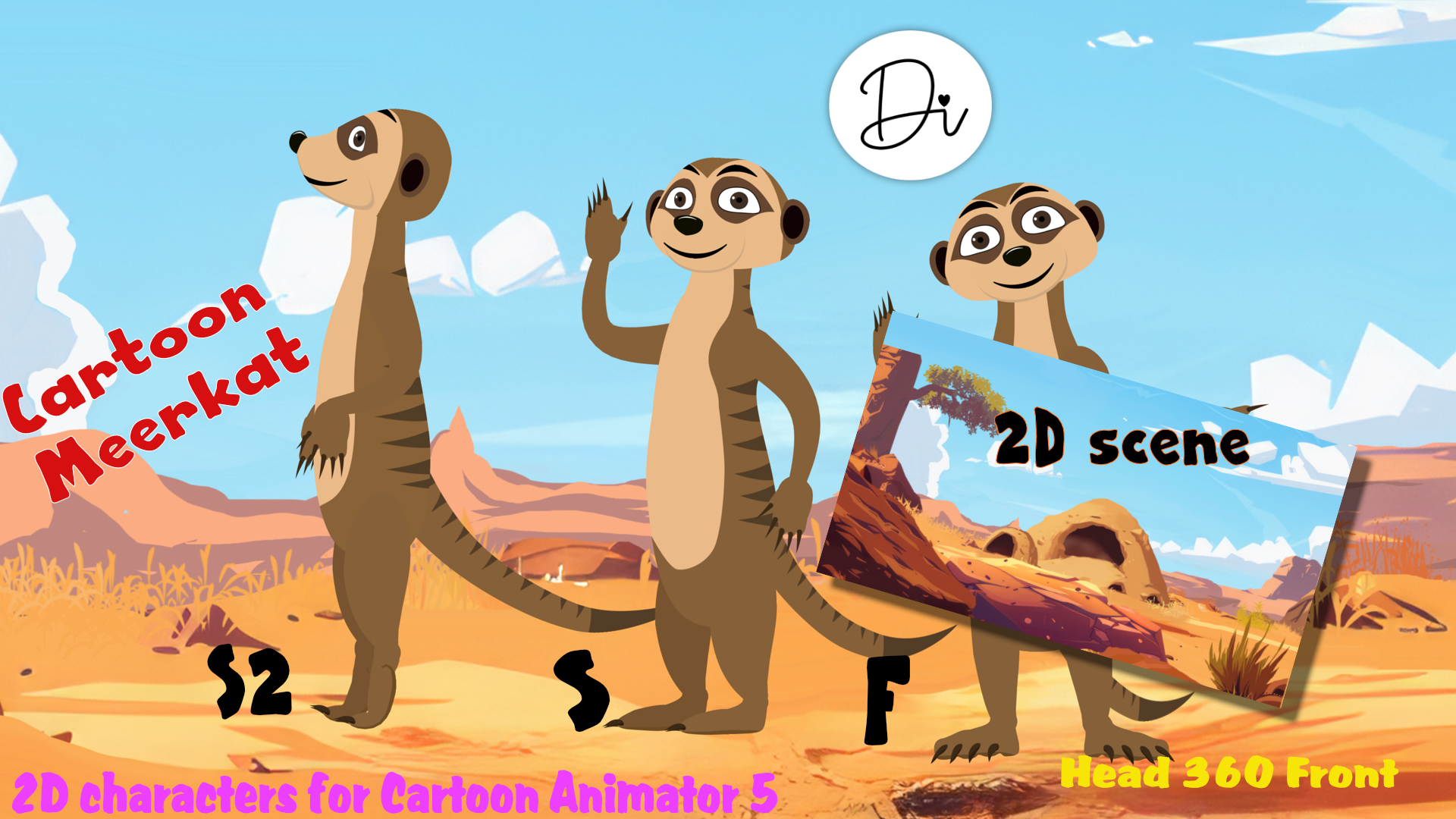 Cartoon Meerkat