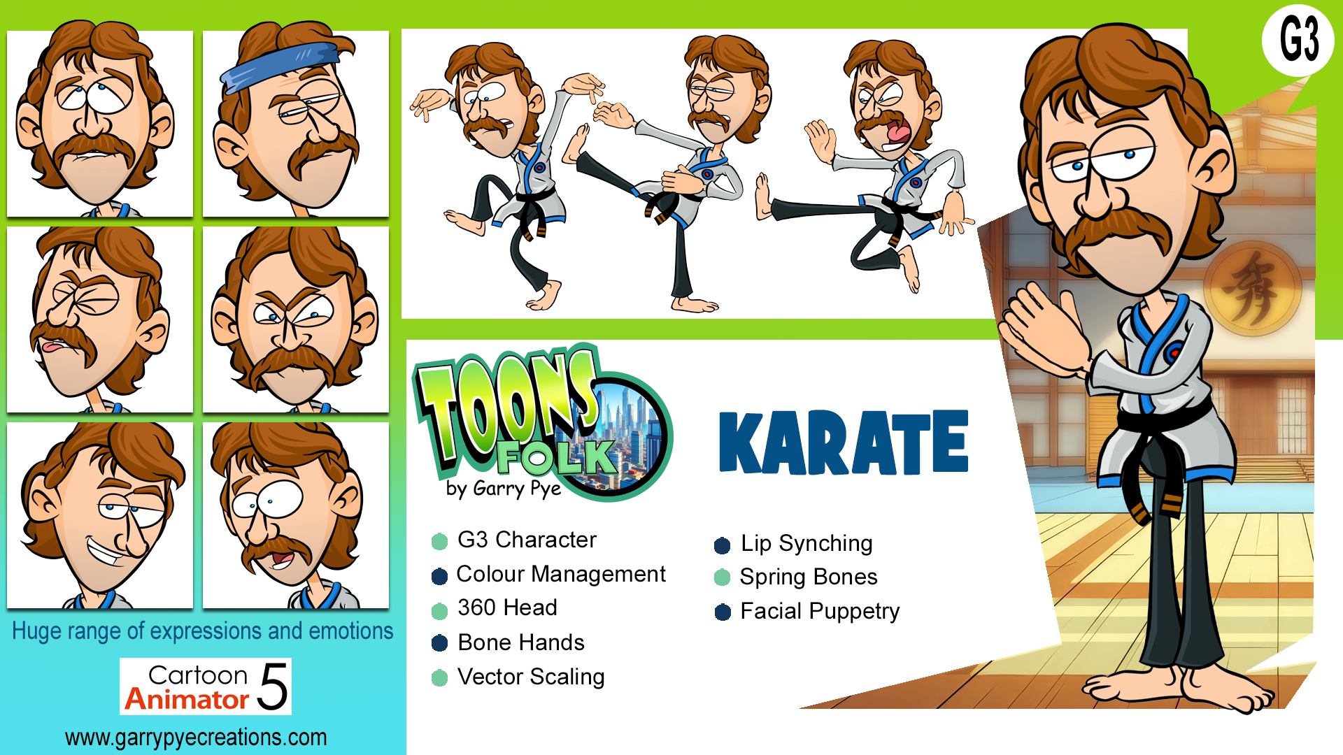 Toons Folk - Karate