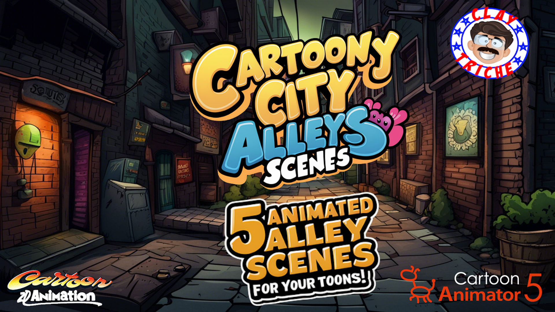 Cartoony City Alley Scenes - Cartoon Animator/Scene - Reallusion ...