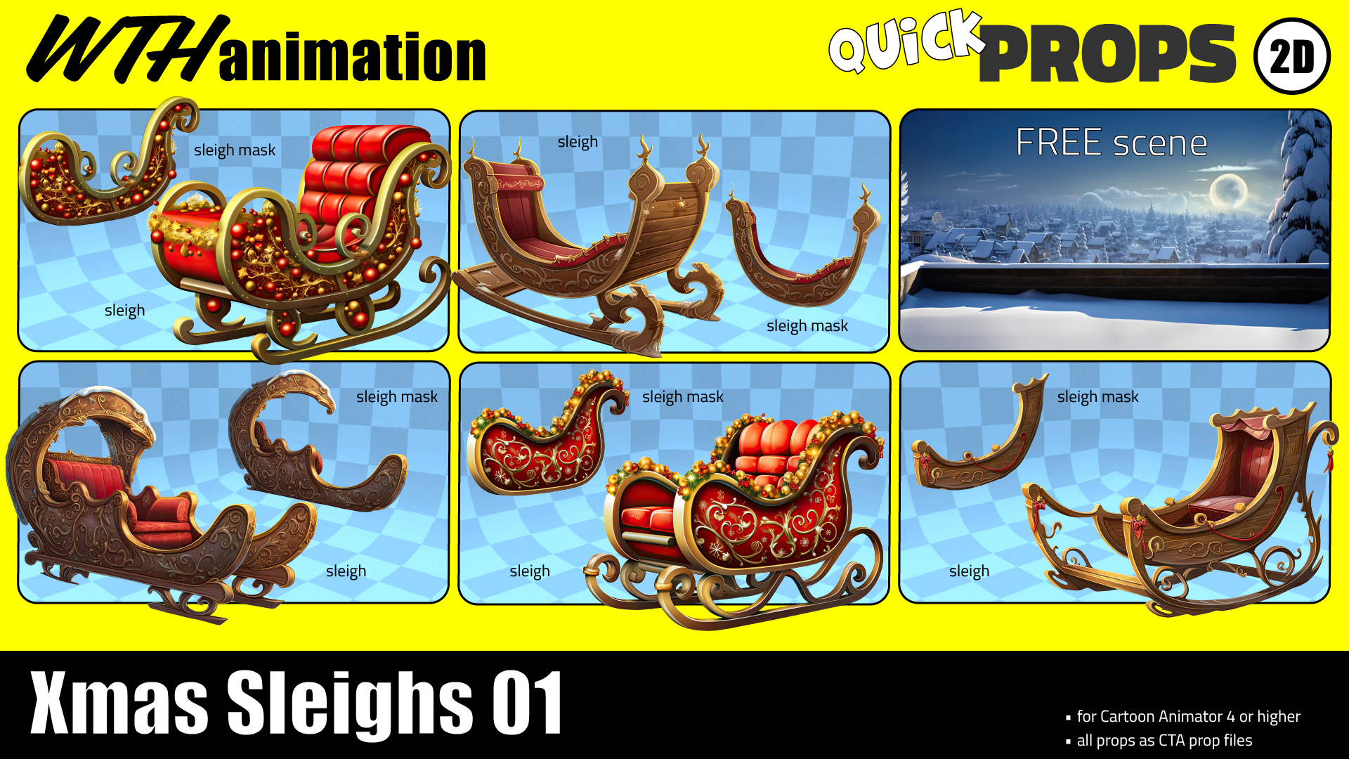 Xmas Sleighs 01