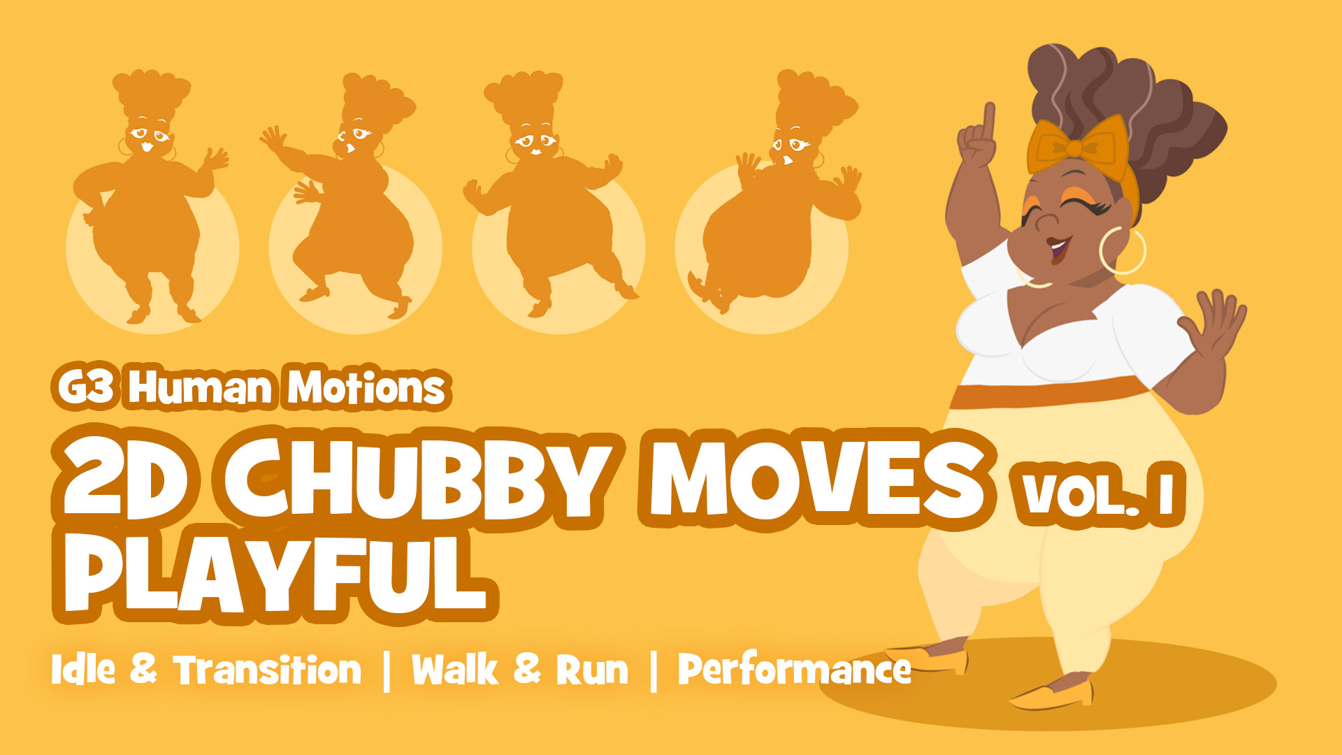 2D Chubby Moves Vol.1-Playful