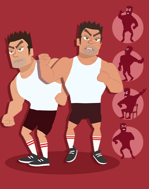 2D Violent & Cowardly Combo - Cartoon Animator/Combo (Multiple-PID ...