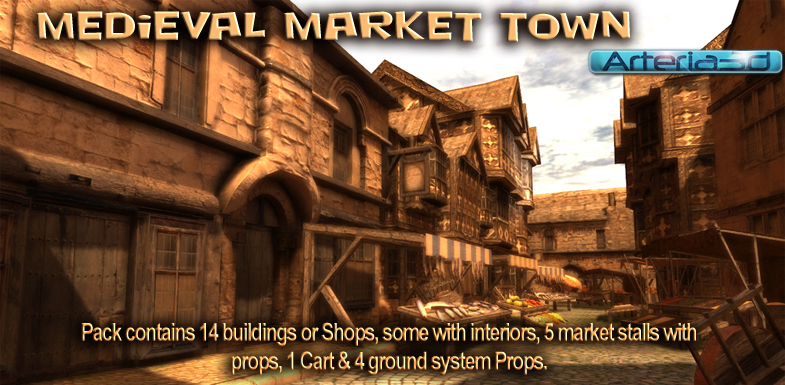 Medieval Market Town Pack