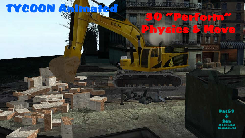 Tycoon excavator animated