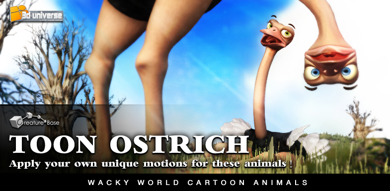 Toon Ostrich