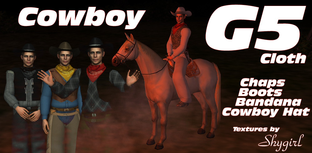 G5 Cloth Chuck Lonesome Cowboy of the Wild West