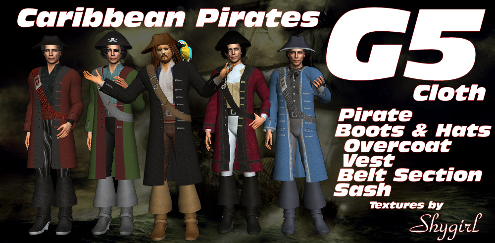 G5 Cloth Caribbean Pirates