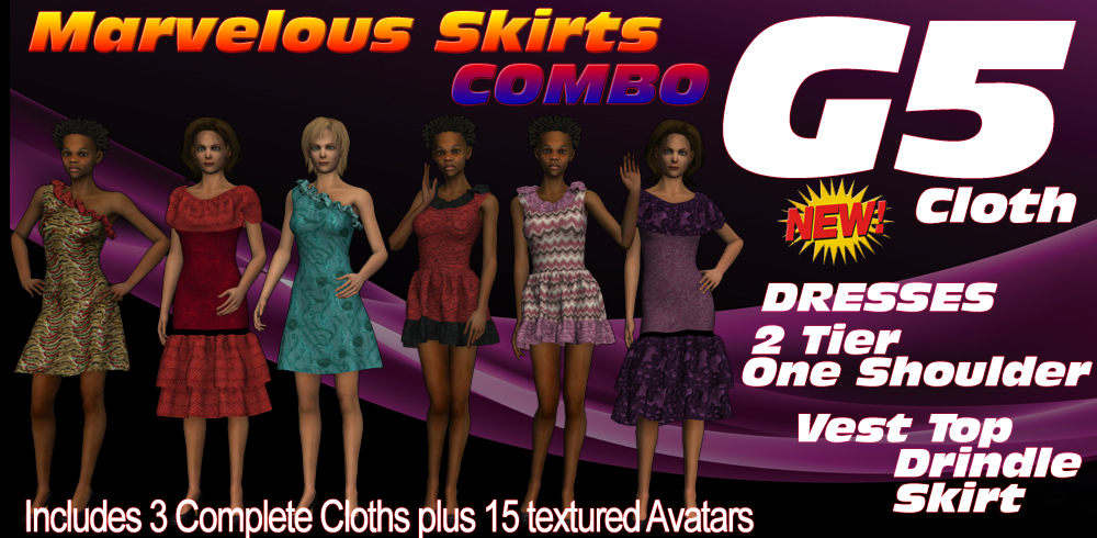 G5 Cloth Marvelous Skirts COMBO