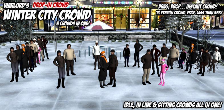 Winter Drop-In Crowd