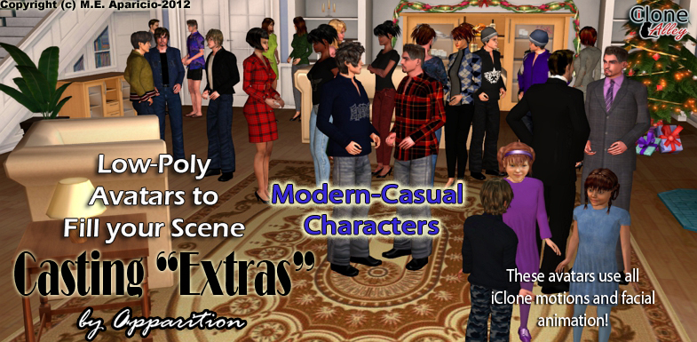 Casting Extra - Lo Poly Modern