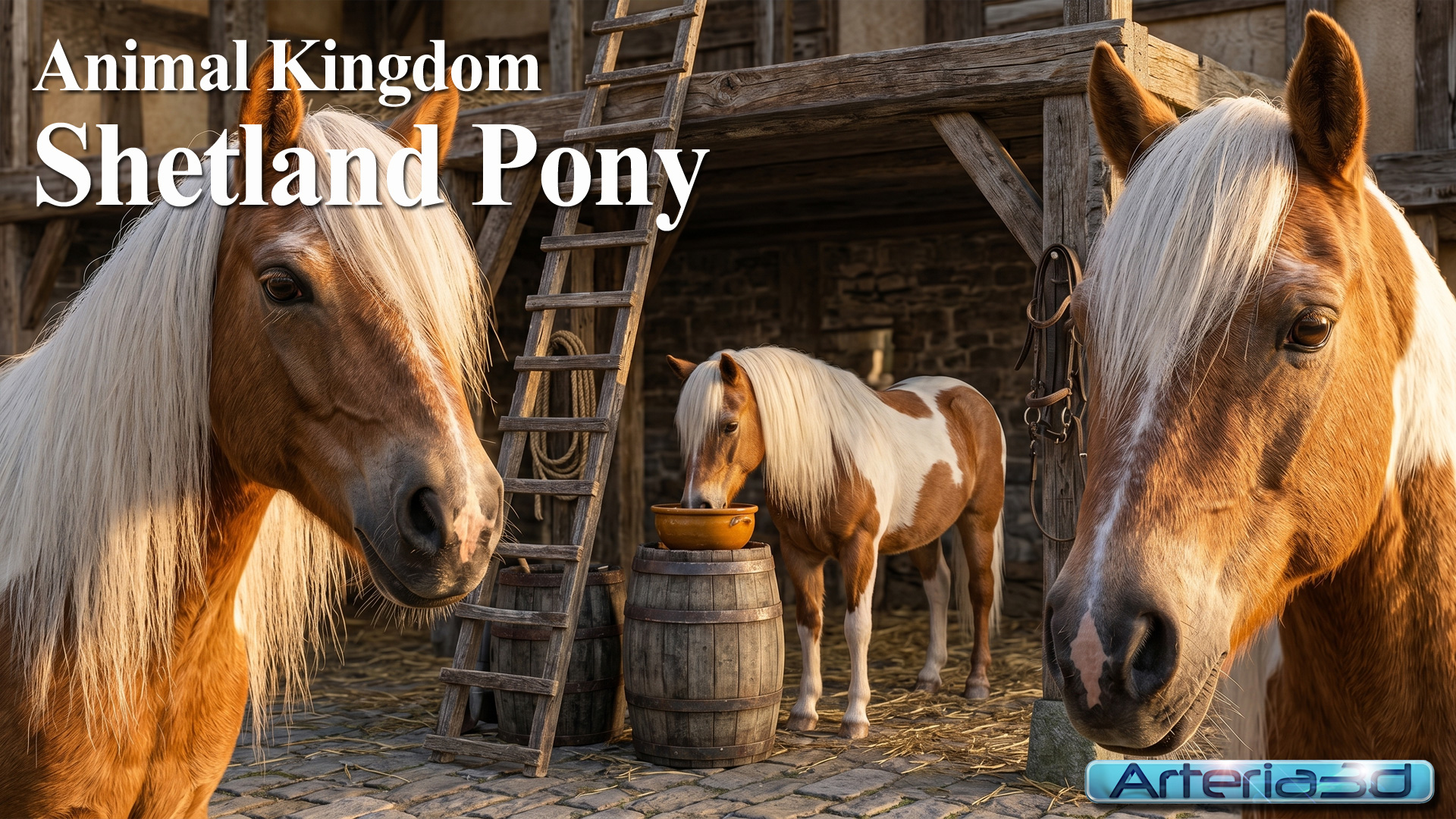 ANIMAL KINGDOM Shetland Pony Amber