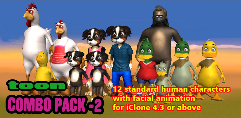 dicho Toon Combo Pack-2