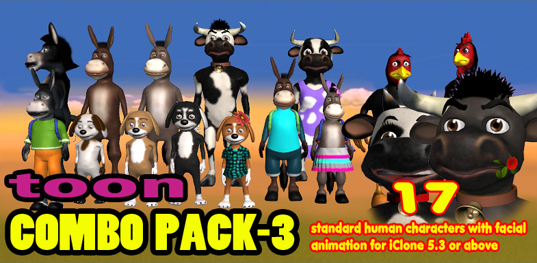 dicho Toon Combo Pack-3