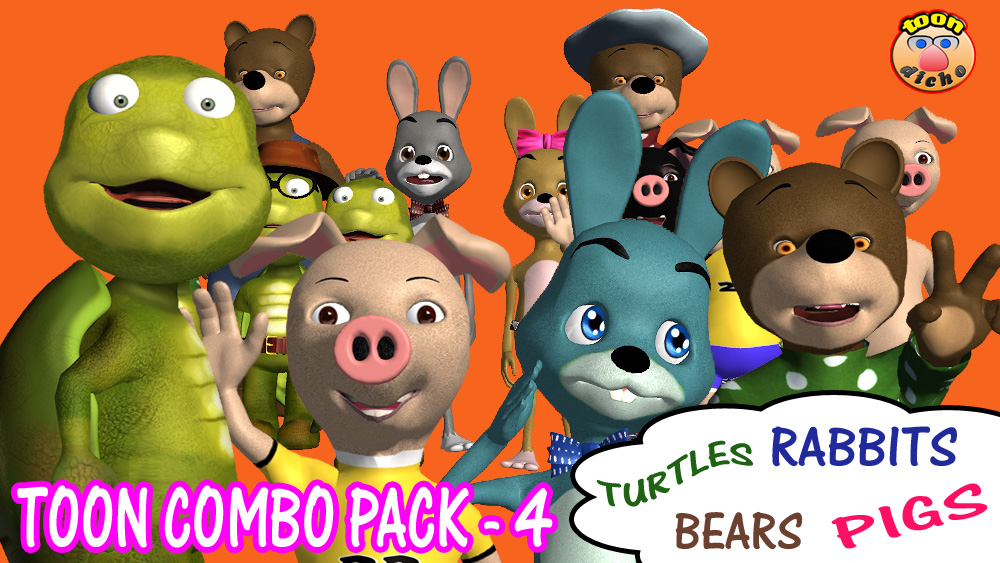 dicho Toon Combo Pack-4