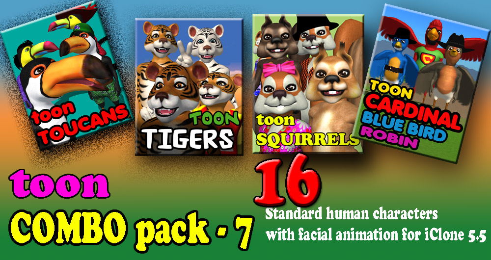 dicho Toon Combo Pack-7