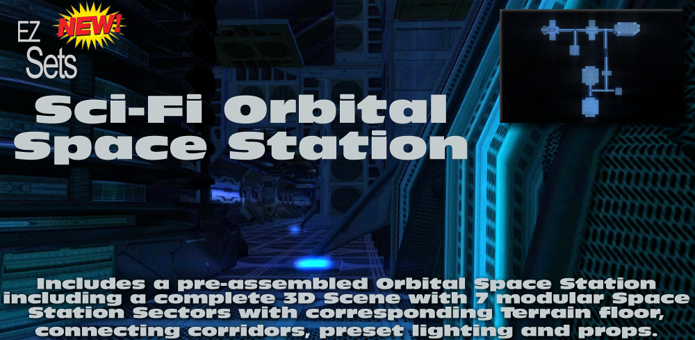 EZ Sets Sci-Fi Orbital Space Station