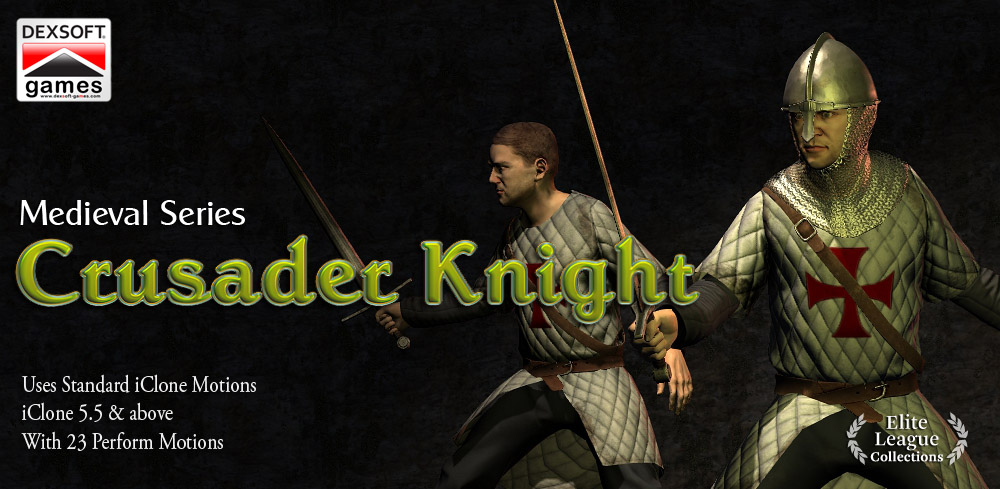 Medieval Crusader Knight