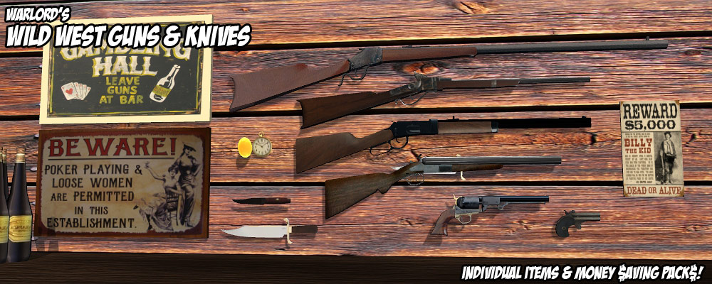 Wild West Weapons Full Pack