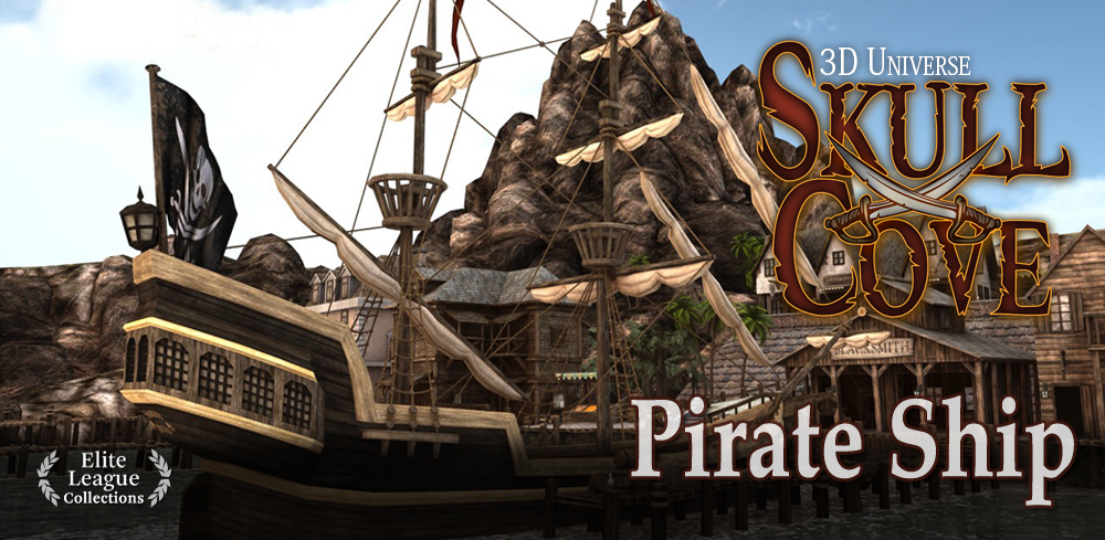 Skull Cove Island Pirate Ship