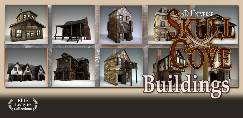 Skull Cove Island Buildings