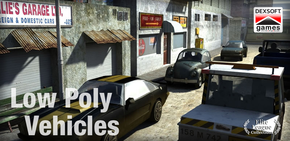 Low Poly Vehicles