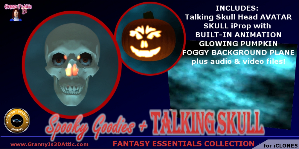 Spooky Goodies & Talking Skull