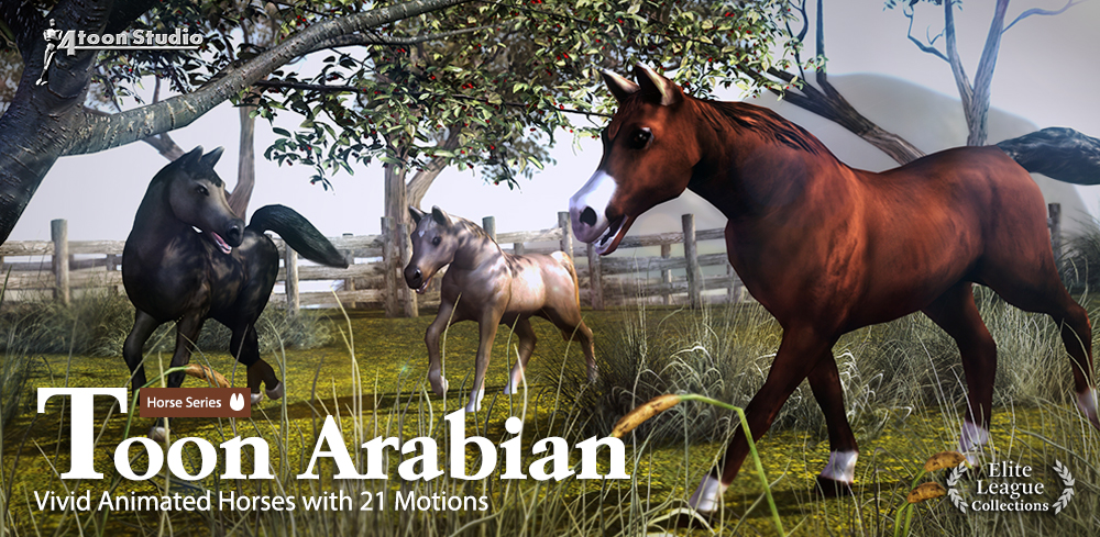 Toon Arabian Horse