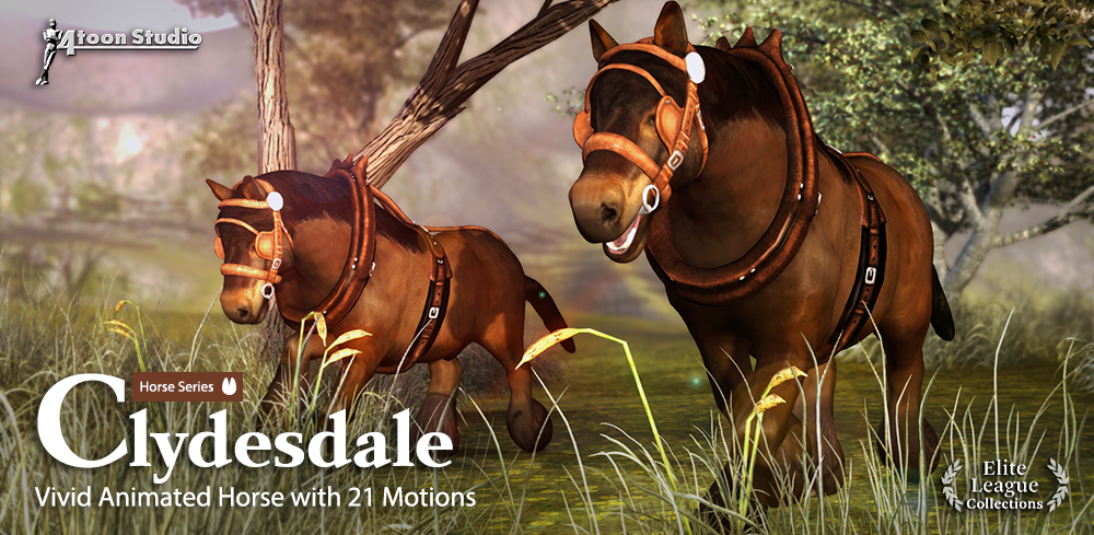 Horse Clydesdale