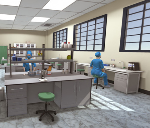 Hospital Laboratory - iClone/Stage - Reallusion Content Store