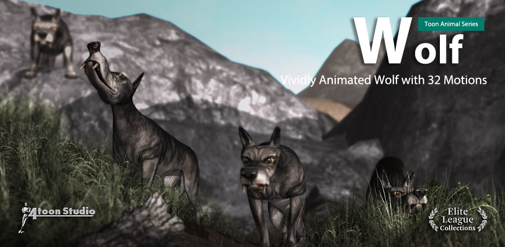 Cartoon Wolf