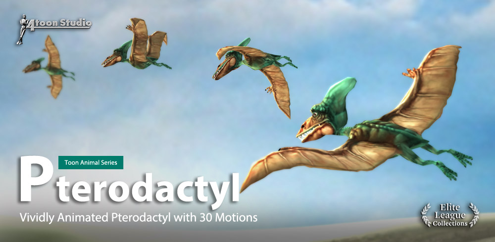 Cartoon Pterodactyl