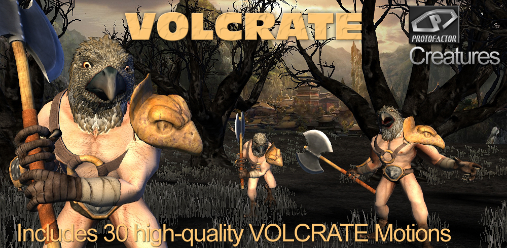 VOLCRATE Medieval Fantasy Creature Monster