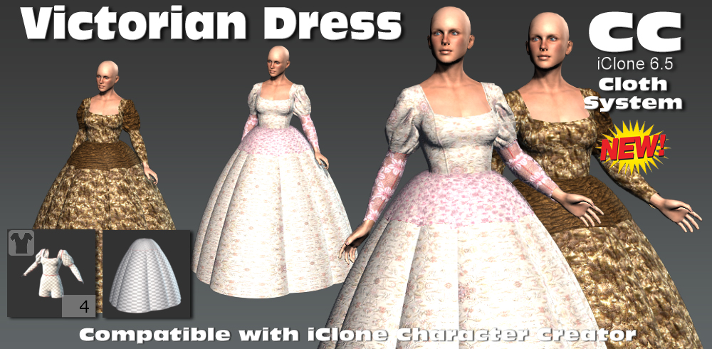 cc Cloth Victorian Dress