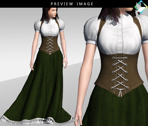 elena corset dress ELENA